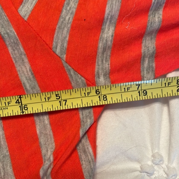 J mode USA - size medium - maxi dress - orange/coral and gray - Picture 8 of 13